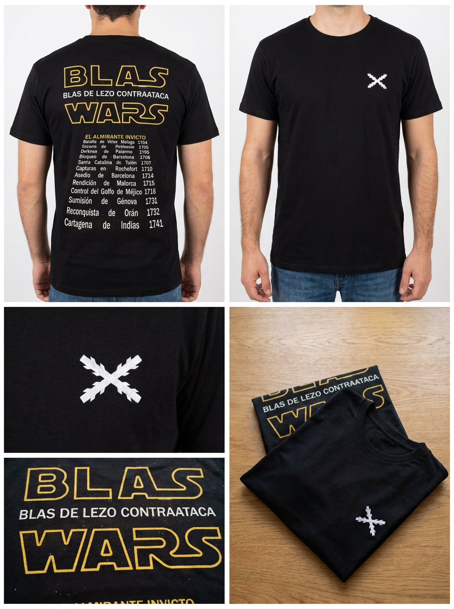 BLAS WARS – Camiseta de Blas de Lezo | El Almirante Invicto