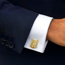 Cargar imagen en el visor de la galería, Gemelos de Camisa Columnario Español — Edición Moneda Antigua Oro