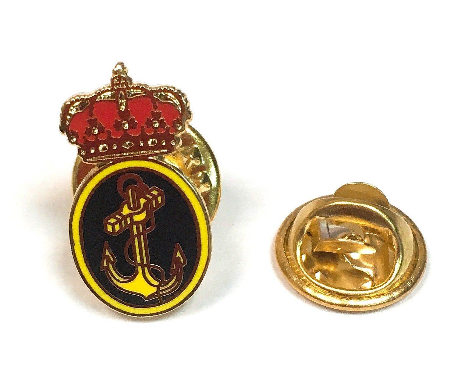 Pin de Traje Emblema Armada Española Dorado
