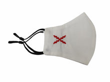 Cargar imagen en el visor de la galería, Mascarilla de la Cruz de Borgoña Bordada