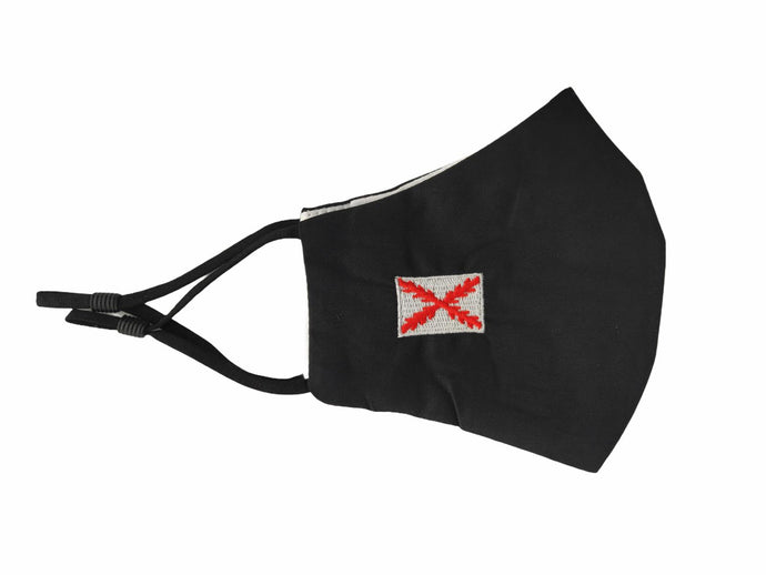 Mascarilla de la Bandera de Borgoña Bordada