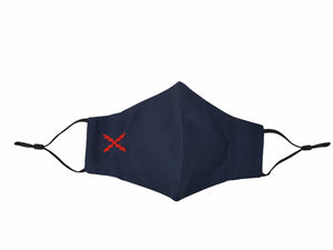 Mascarilla de la Cruz de Borgoña Bordada