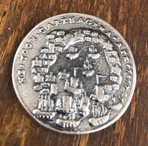 Replica Exacta de la Moneda Original de 1741 en plata de ley 925 Edición Limitada 500 unidades - BlasdeLezo