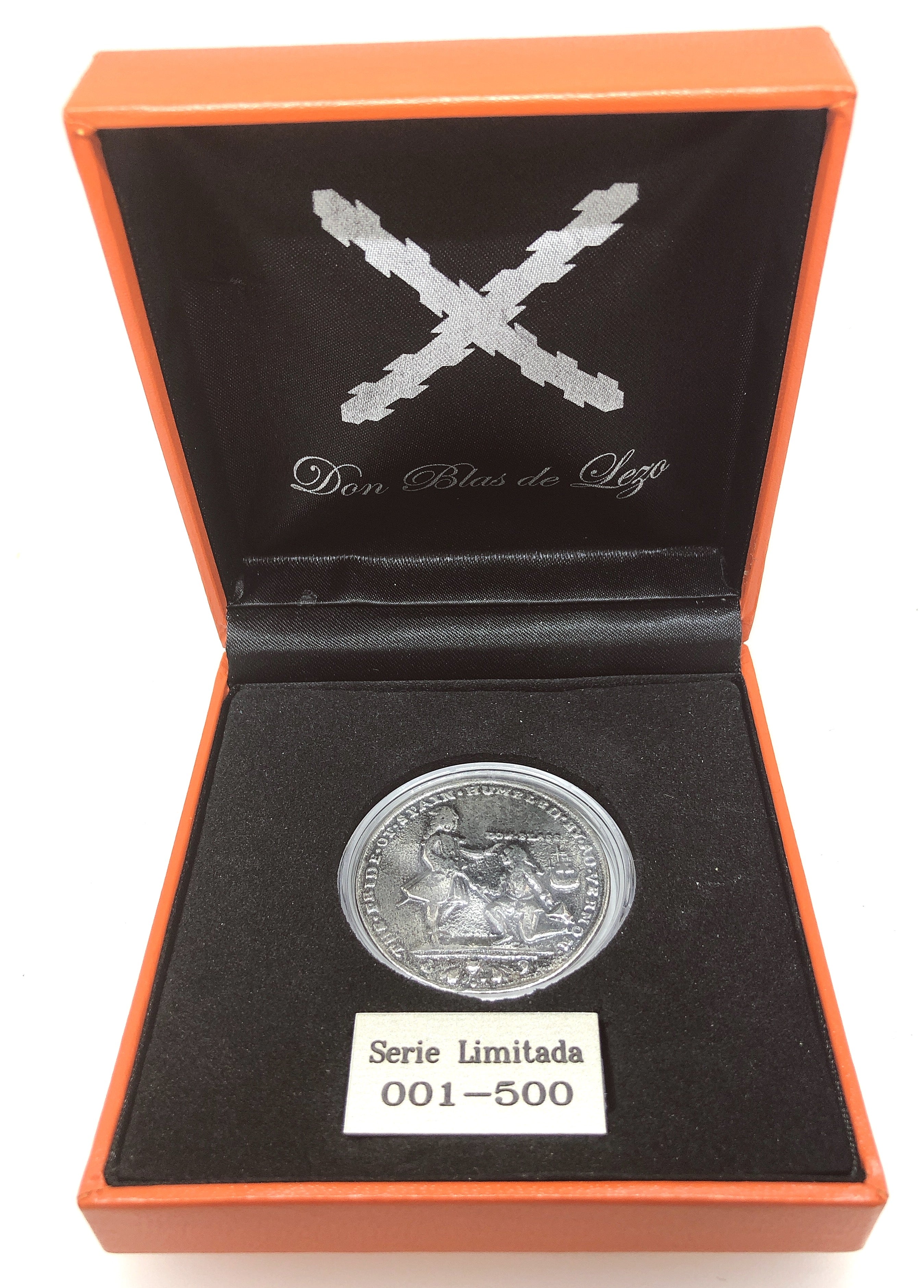 Replica Exacta de la Moneda Original de 1741 en plata de ley 925 Edición Limitada 500 unidades - BlasdeLezo