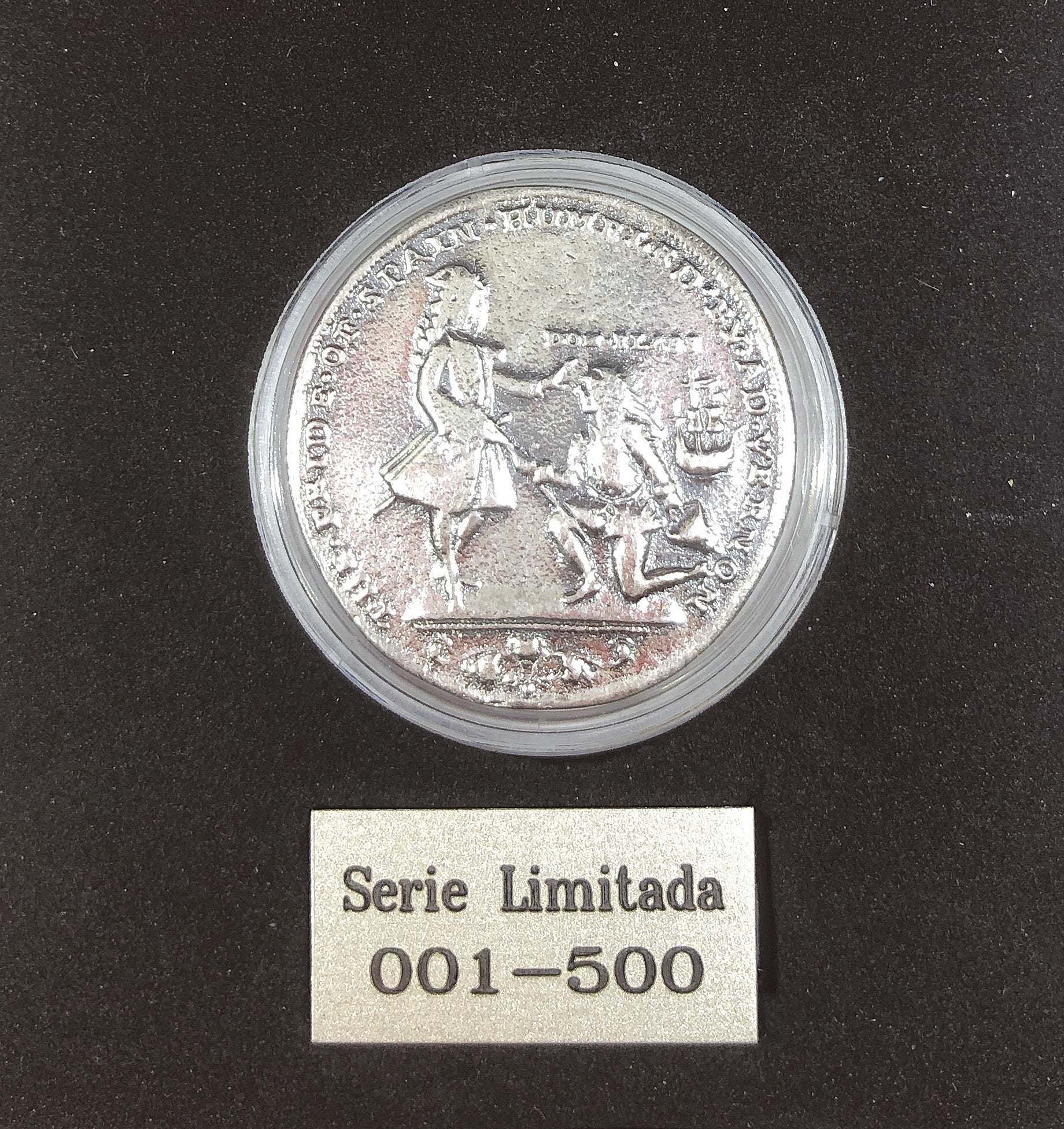 Replica Exacta de la Moneda Original de 1741 en plata de ley 925 Edición Limitada 500 unidades - BlasdeLezo