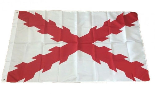 Bandera de la Cruz de San Andres Aspa de Borgoña 90x150 cm - BlasdeLezo