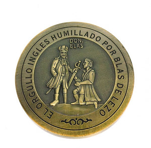 Moneda Blas de Lezo Homenaje Laton - BlasdeLezo