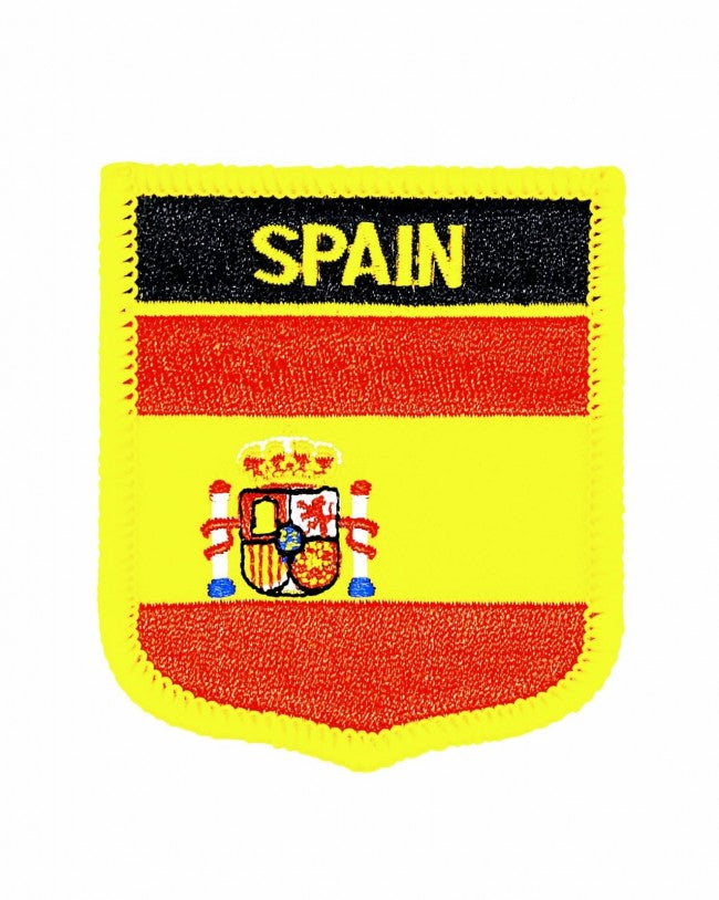 Parche Termoadhesivo Bandera escudo España 7x6 cm - BlasdeLezo