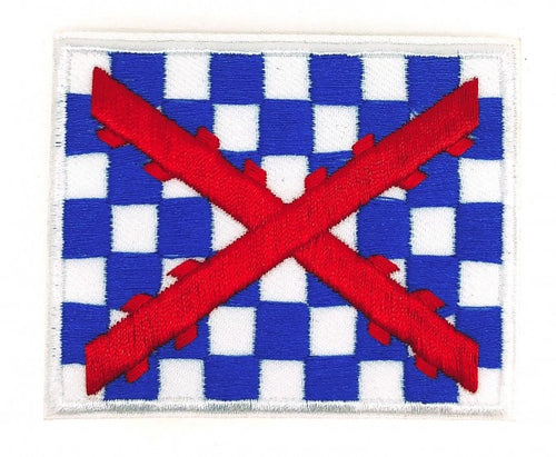 Parche Termoadhesivo de la Bandera del Tercio de Spinola 7cm - BlasdeLezo