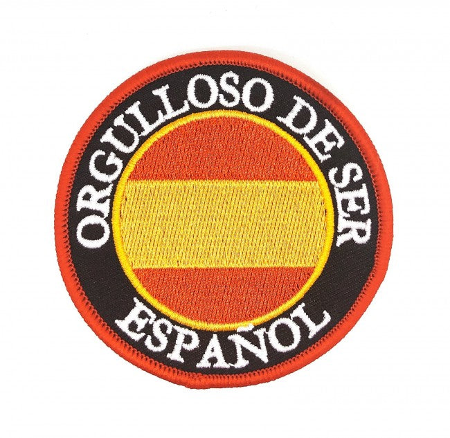 Parche Termoadhesivo Orgulloso de Ser Español 8cm - BlasdeLezo