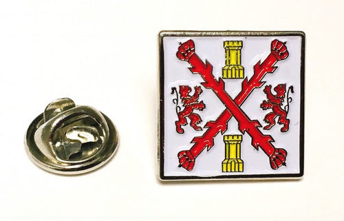 Pin de solapa Coronela de todos los Ejercitos Borbonicos Felipe V 1707 - BlasdeLezo